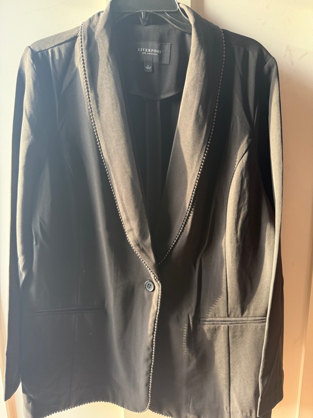 Liverpool Black Blazer with Beaded Edge
